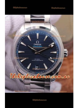 Omega Seamaster Aquaterra 150M 41MM Swiss Replica Watch in Blue Dial 1:1 Mirror Replica