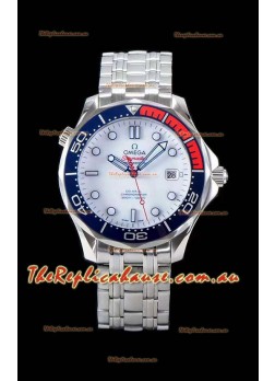 Omega Seamaster Diver 300M 007 Commander's Edition Swiss 1:1 Mirror Timepiece 904L Steel 