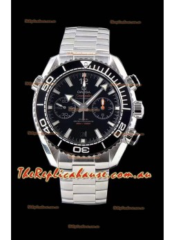 Omega Planet Ocean 600M Chronograph 904L Steel 1:1 Mirror Replica Timepiece 