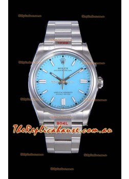 Rolex Oyster Perpetual REF#124300 41MM Cal.3230 Movement Swiss Replica Blue Dial 904L Steel 1:1 Mirror Replica Watch