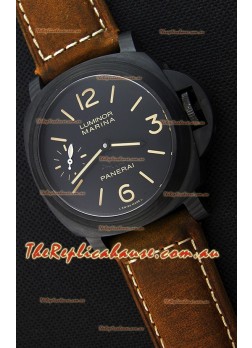 Panerai Luminor Marina Carbotech Beverly Hills Boutique Edition Swiss Replica Watch 