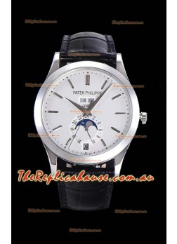 Patek Philippe Annual Calendar 5396-012 Complications Swiss Replica Watch in White Dial