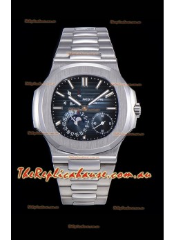 Patek Philippe Nautilus 5712/1A 1:1 Quality Swiss Replica Watch in Blue Dial 