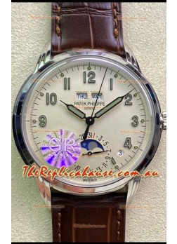 Patek Philippe Grand Complications 5320G-001 1:1 Mirror Swiss Replica Watch Milky White Dial 
