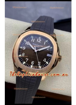 Patek Philippe Aquanaut 5167-001 Swiss Replica 904L Rose Gold - 1:1 Mirror Edition