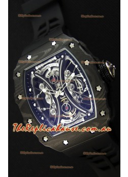 Richard Mille RM53-01 Pablo Mac Donough Black Carbon Case Swiss Replica Watch 
