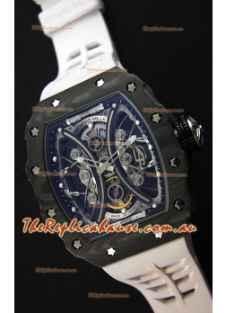 Richard Mille RM53-01 Pablo Mac Donough Black Carbon Case Swiss Replica Watch 