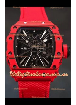 Richard Mille RM12-01 Carbon Fiber Case Genuine Tourbillon Movement 1:1 Mirror Replica Watch