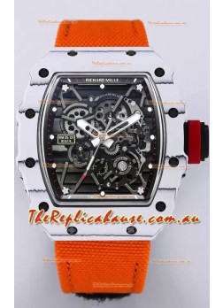 Richard Mille RM35-01 Rafael Nadal Carbon Fiber Casing with Genuine Tourbillon Super Clone Watch