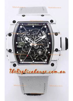 Richard Mille RM35-01 Rafael Nadal Carbon Fiber Casing with Genuine Tourbillon Super Clone Watch