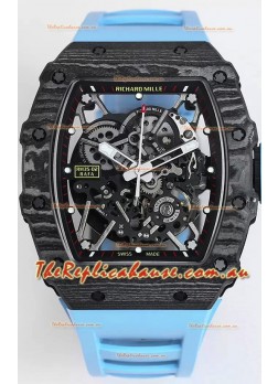 Richard Mille RM35-02 Rafael Nadal Carbon Fiber Casing with Genuine Tourbillon Super Clone Watch