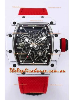 Richard Mille RM35-01 Rafael Nadal Carbon Fiber Casing with Genuine Tourbillon Super Clone Watch