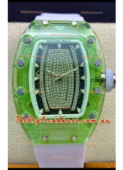 Richard Mille RM-07-02 Green Sapphire Ladies 1:1 Mirror Replica Watch 