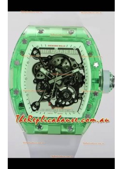 Richard Mille RM055 Transparent Sapphires Casing with Genuine Tourbillon Super Clone Watch