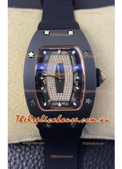 Richard Mille RM-07-01 DLC Coated Casing Ladies 1:1 Swiss Replica Watch