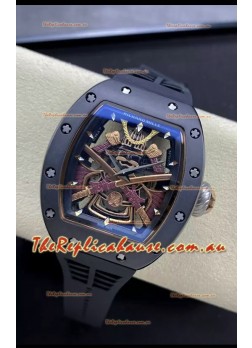 Richard Mille RM47 Black Ceramic Casing Watch in Swiss Automatic Movement 