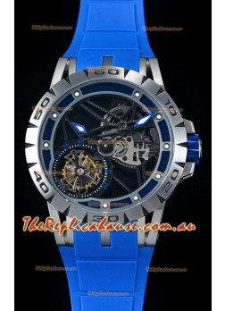 Roger Dubuis Excalibur Spider Flying Tourbillon Skeleton Titanium Casing 1:1 Mirror Swiss Timepiece