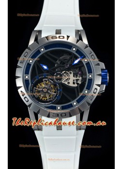 Roger Dubuis Excalibur Spider Flying Tourbillon Skeleton Titanium Casing 1:1 Mirror Swiss Timepiece