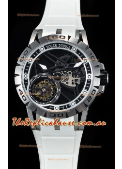 Roger Dubuis Excalibur Spider Flying Tourbillon Skeleton Titanium Casing 1:1 Mirror Swiss Timepiece