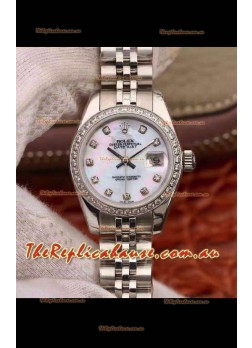 Rolex Datejust Ladies 28MM Cal.3135 Movement Swiss Replica in 904L Steel Casing