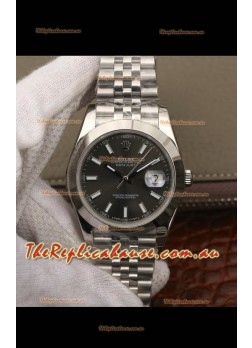 Rolex Datejust 41MM Cal.3135 Movement Swiss Replica Watch in 904L Steel Grey Dial