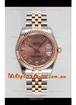Rolex Datejust 31MM Cal.3135 Movement Swiss Replica Champange Dial Jubilee Strap - Ultimate 904L Steel Watch