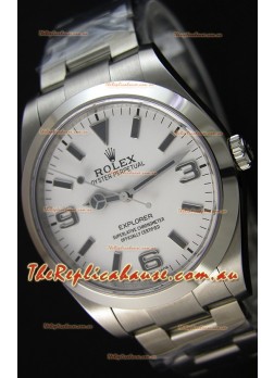 Rolex Explorer I 214270 White Dial - The Ultimate Best Edition Swiss Replica Watch