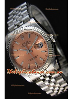 Rolex Datejust Japanese Replica Watch - Champange Dial in 36MM with Jubilee Strap