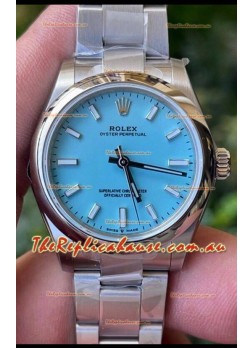 Rolex Oyster Perpetual REF#277200 31MM Swiss Movement Swiss Replica Blue Dial 904L Steel 1:1 Mirror Replica Watch