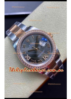 Rolex Datejust 126281RBR-0012 36MM Swiss 1:1 Mirror Replica in 904L Steel - Grey Dial