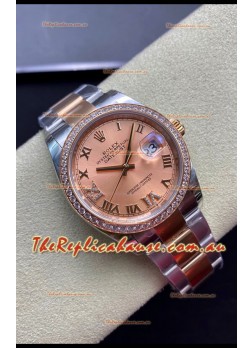 Rolex Datejust 126281RBR-0016 36MM Swiss 1:1 Mirror Replica  in 904L Champange Dial
