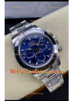 Rolex Cosmograph Daytona M116509 Original Cal.4130 Movement - 904L Steel Watch in Blue Dial