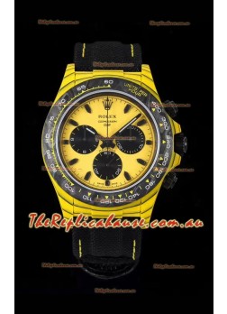 Rolex Cosmograph Daytona DiW BUMBLEBEE Edition Carbon Fiber Watch - Cal.4130 Movement 