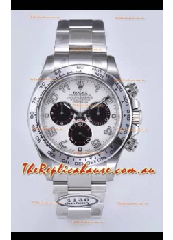 Rolex Cosmograph Daytona Panda M116519 Original Cal.4130 Movement - 904L Steel Watch White Dial
