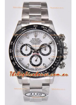 Rolex Cosmograph Daytona M116500LN Original Cal.4130 Movement - 904L Steel Watch in White Dial