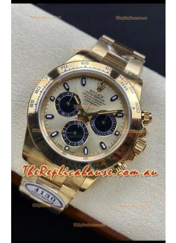 Rolex Cosmograph Daytona M116508-0014 Yellow Gold Original Cal.4130 Movement - 904L Steel Watch