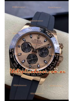 Rolex Cosmograph Daytona M116515LN-0018 Rose Gold Original Cal.4130 Movement - 904L Steel Watch