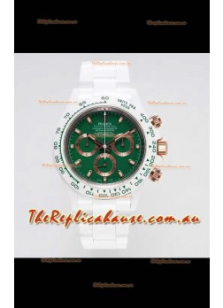 Rolex Daytona AET Remould Green Dial Full Ceramic Strap Watch in Cal.4130 Movement