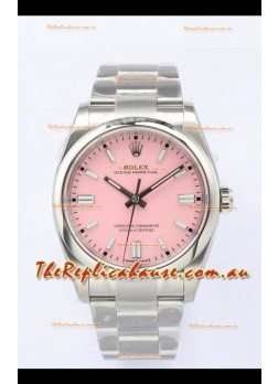 Rolex Oyster Perpetual REF#126000 36MM Swiss Movement Swiss Replica Pink Dial 904L Steel 1:1 Mirror Replica Watch