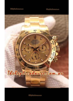 Rolex Cosmograph Daytona 116598 904L Stainless Steel 1:1 Mirror Cal.4130 Movement Watch