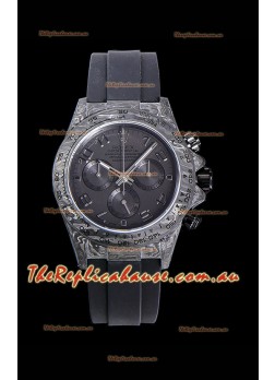 Rolex Daytona DiW Edition "All Black" Forged Cabon Casing 1:1 Mirror Replica
