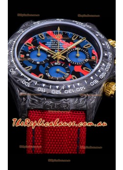 Rolex Daytona DiW Edition Multicolored Dial Edition Forged Cabon Casing 1:1 Mirror Replica