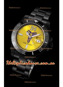 Rolex Submariner Swiss Kobe Bryant Edition Swiss Replica Watch in PVD Coated Case