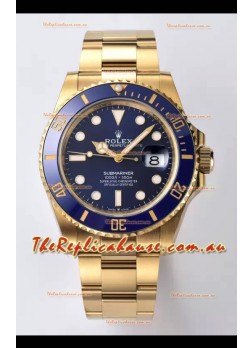 Rolex Submariner 41MM Date Ceramic Gold m126618lb - Replica 1:1 Mirror - Ultimate 904L Steel Watch