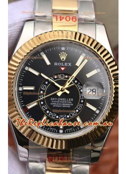 Rolex Sky-Dweller Oystersteel and Yellow Gold Oyster 42MM 1:1 Mirror Replica Watch 