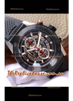 Tag Heuer Carrera Heuer 01 Swiss Replica Watch in Steel Casing
