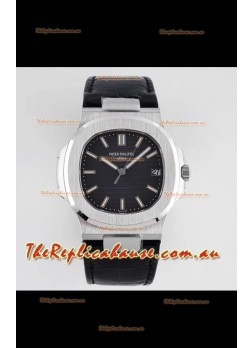Patek Philippe Nautilus 5711/1A-011 1:1 Mirror Swiss Replica Watch in Blue Dial 904L Steel 