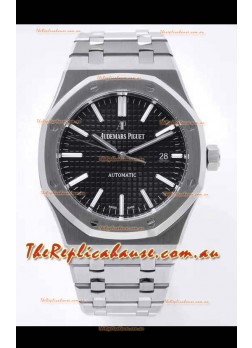 Audemars Piguet Royal Oak 41MM Black Dial 904L Steel CALIBRE 4302 Movement 1:1 Mirror Replica