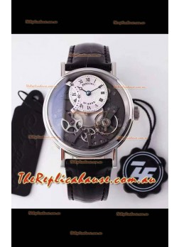 Breguet Tradition 7057BR/R9/9W6 Steel Casing Dual Tourbillon Swiss Replica Watch