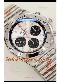 Breitling Chronomat B01 42 Edition Swiss 904L Steel Casing Silver Dial 1:1 Mirror Replica Watch